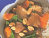 Carne de porc cu alune si legume