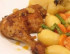 Ciocanele de pui cu legume la cuptor