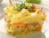 Conopida gratinata cu bacon si cascaval ras