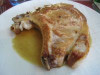 Cotlet de porc cu vin