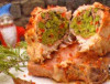 Cotlet de porc umplut cu mazare