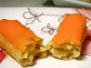 Eclere cu piersici (crema fara ou)