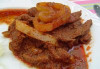 Ficat de porc cu ceapa papricat