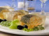Salau in aspic cu salata a la russe