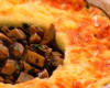 Sufleu de ciuperci cu mazare