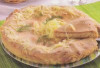Tarta cu branza si migdale