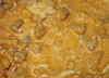 Tocana din carne de porc cu smantana