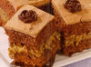 Tort cu ciocolata si crema de nes si nuci