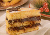 Tort cu crema de cacao si nuci