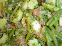 Fasole verde cu carne de miel