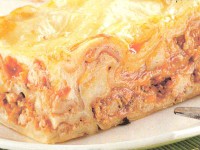 Lasagna cu carne de pui