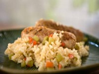 Pilaf cu carne de curcan