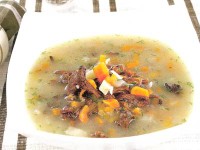 Supa de legume cu ciuperci