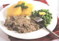 Stroganoff cu ciuperci