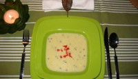 Supa crema de cartofi cu praz