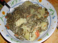Tocanita orientala cu spanac si tofu