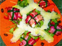 Salata cu bacon si capere
