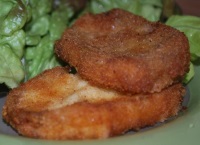 Mozzarella pane cu ou si pesmet