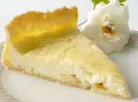 Budinca cu branza de vaca si sirop de fructe