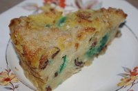 Budinca de fructe confiate