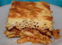 Budinca de macaroane cu carne