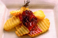 Cartofi cu miere si dulceata de trandafiri