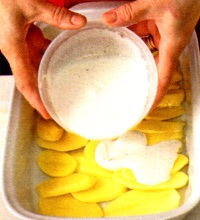 cartofi noi gratinati la cuptor