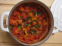 Ciolan de porc cu legume