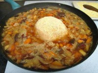 Ciorba abrudeana cu carne de porc si varza