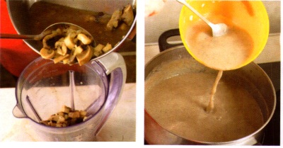 supa crema de ciuperci, reteta in imagini