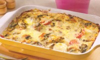 Sufleu de conopida cu ciuperci