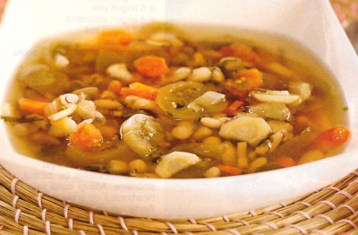 ciorba de fasole cu boia