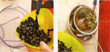 reteta in imagini pasta masline negre