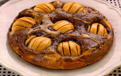 prajitura cu mere si caramel