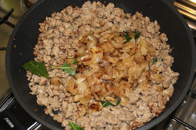 carne tocata cu ceapa