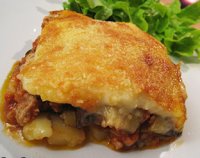 Musaca de cartofi cu carne de oaie