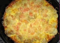 Gratin de creveti cu conopida