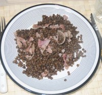 Linte cu pancetta
