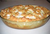 Orez cu mere si meringue