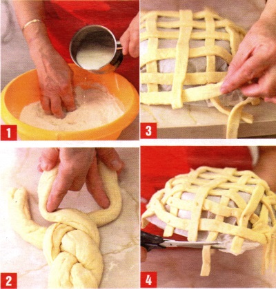 cosulet de paine preparare - pasi