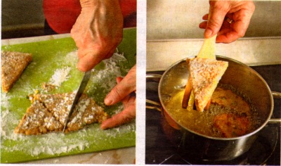 prepararare si prajire turte de peste