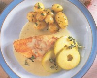 Piept de pui cu mere