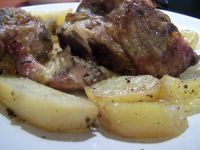 Friptura de porc cu cartofi