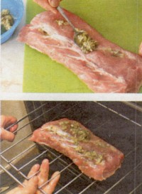 reteta in imagini: friptura de porc pe varza