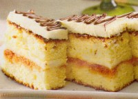 Prajitura cu crema de zahar ars si blat