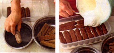 prajitura tiramisu cu cafea, mascarpone