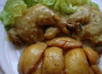 Carne de pui cu gutui
