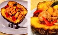 Piept de pui hawaian