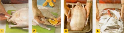 reteta in imagini: rata cu portocale la cuptor