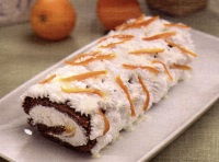 Rulada de cacao cu portocale